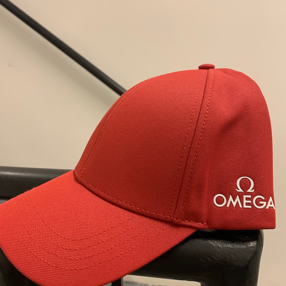 BNWOT Omega Red Baseball Cap